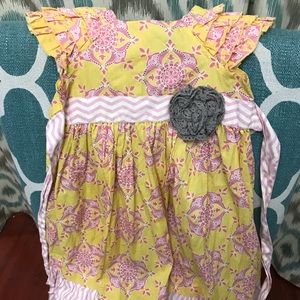 Girls 4T Mustard Pie Dress